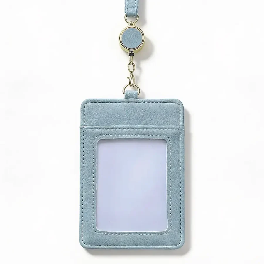 Badge Élégant en Simili‑Cuir – Badge Personnalisé Premium | MeetPro