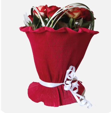 Élégance Florale Rouge – Bouquet de Fleurs Rouges Raffiné