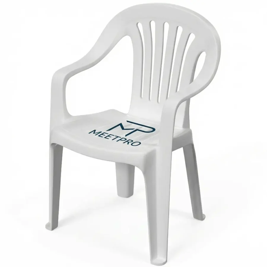 Chaise Alpha Monobloc personnalisée en plastique