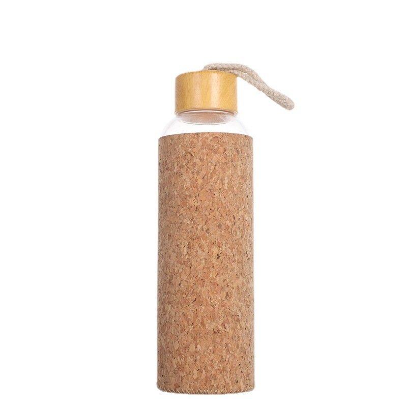 Thermo avec couvercle en bambou – Thermos isotherme écologique & chic