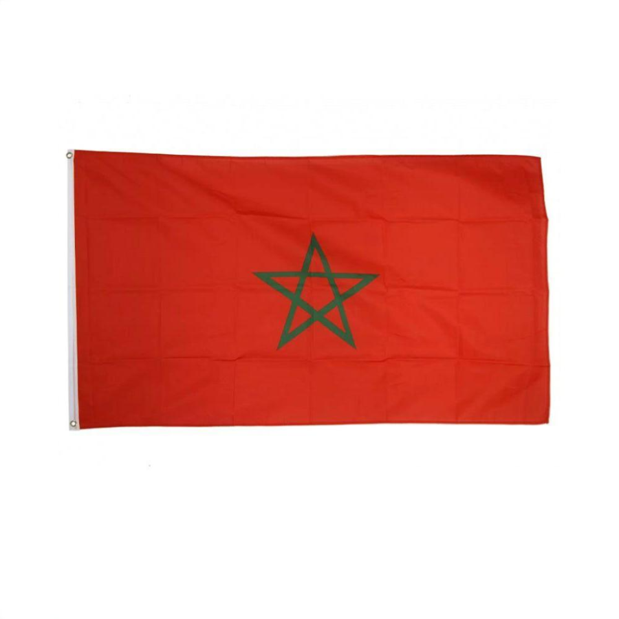Drapeau du Maroc Personnalisé – Drapeau National Marocain de Qualité