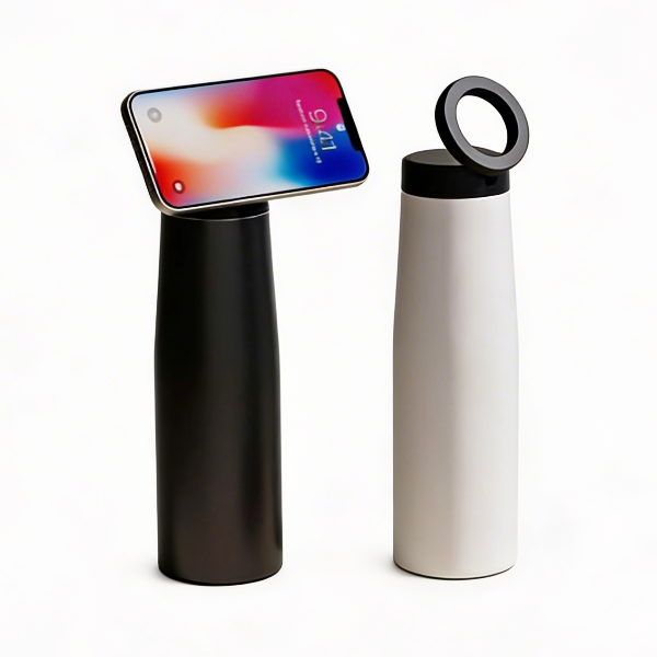Gourde Boostup Isotherme 2-en-1 – Support Téléphone | Goodie Pro