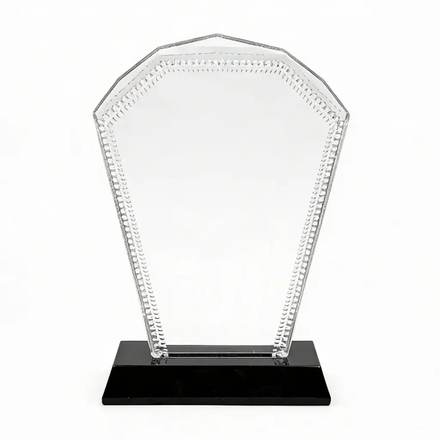 Trophée en Verre "Diamant"