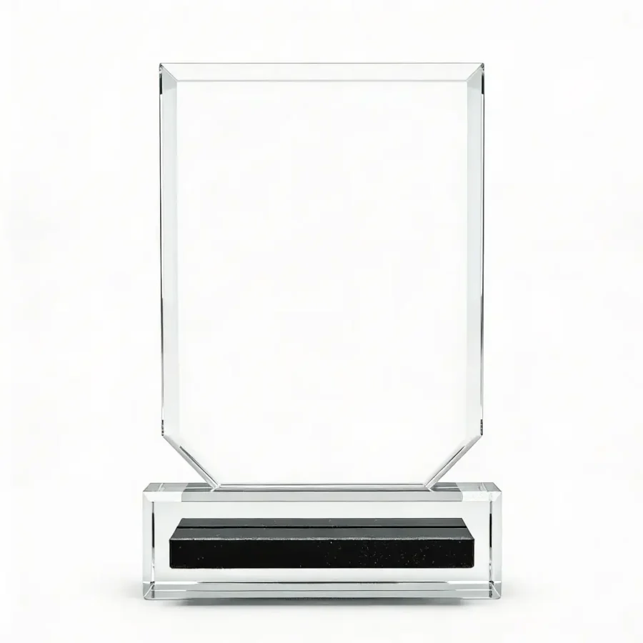 Trophée en Verre Rectangulaire "Excellence"