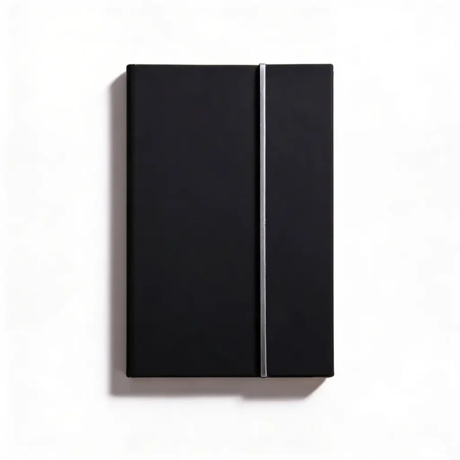 Bloc-note rigide en cuir PU – Carnet notes élégant & durable