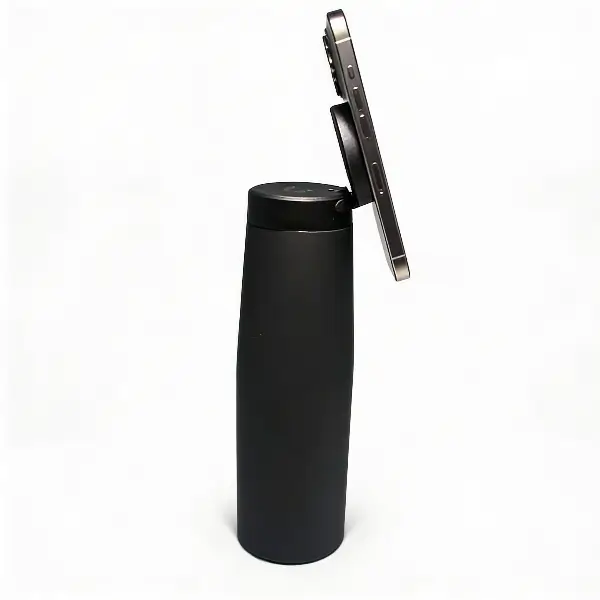 Gourde Port‑Tel NM – Gourde isotherme avec support téléphone intégré